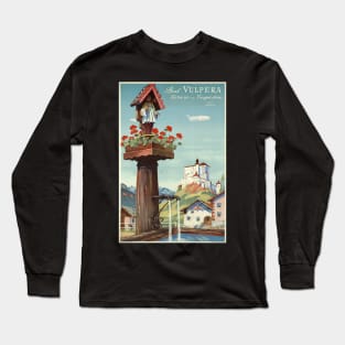 Bad Vulpera, Tarasp, Engadin,Switzerland,Travel Poster Long Sleeve T-Shirt